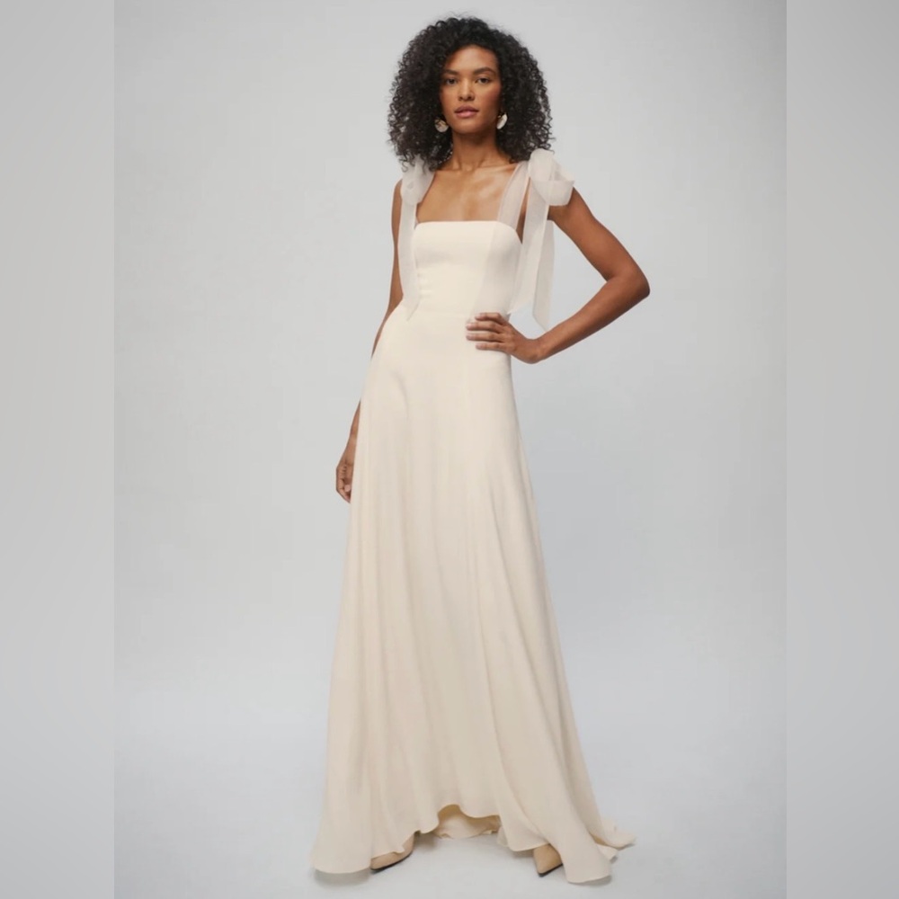 Reformation Balsam Dress white dress ivory 
New with tag